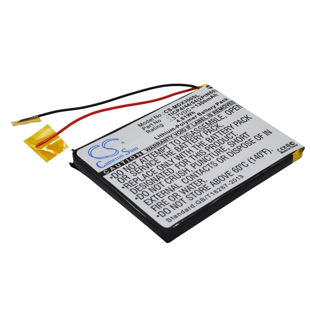 Batterijen GPS, Navigator Batterij CS-MDX300SL