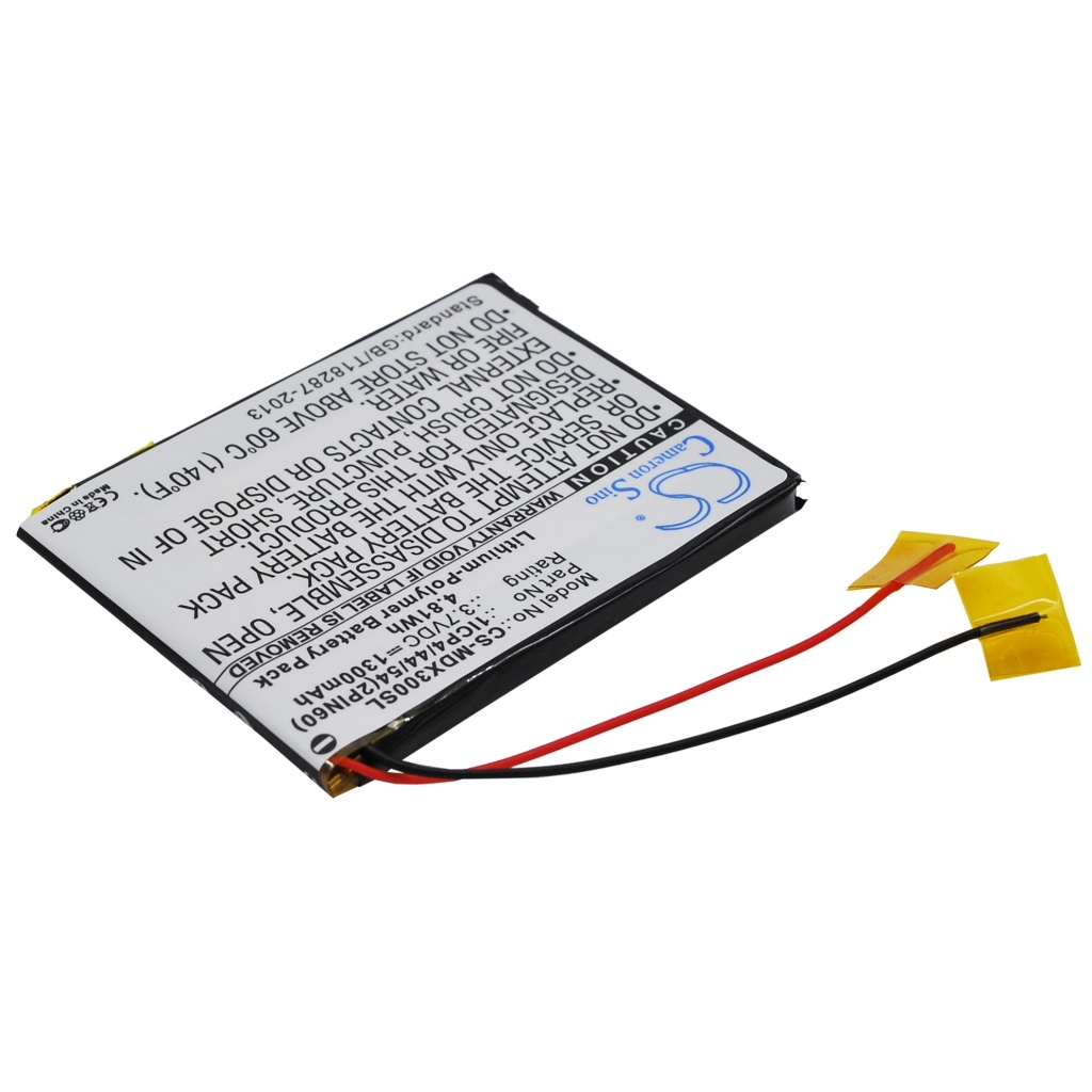 Batterijen GPS, Navigator Batterij CS-MDX300SL