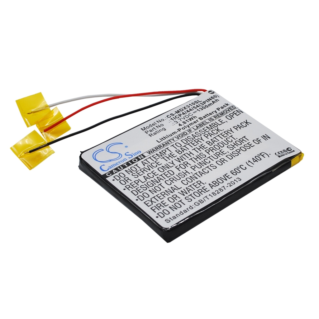 Batterijen GPS, Navigator Batterij CS-MDX310SL