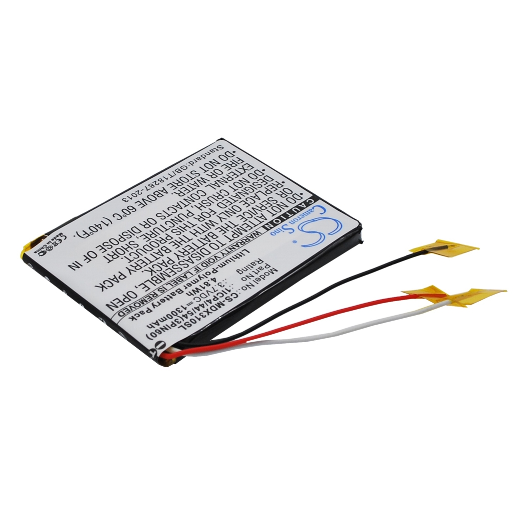 Batterijen GPS, Navigator Batterij CS-MDX310SL