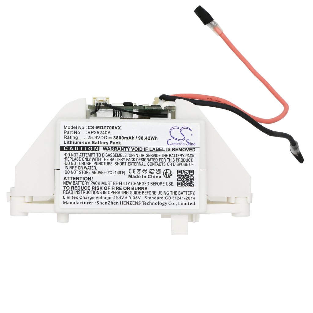 Batterijen voor stofzuigers Media CS-MDZ700VX