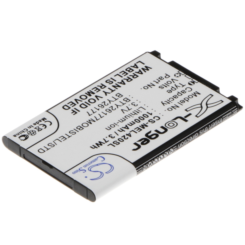 Battery compatible with Mobistel CS-MEL420SL