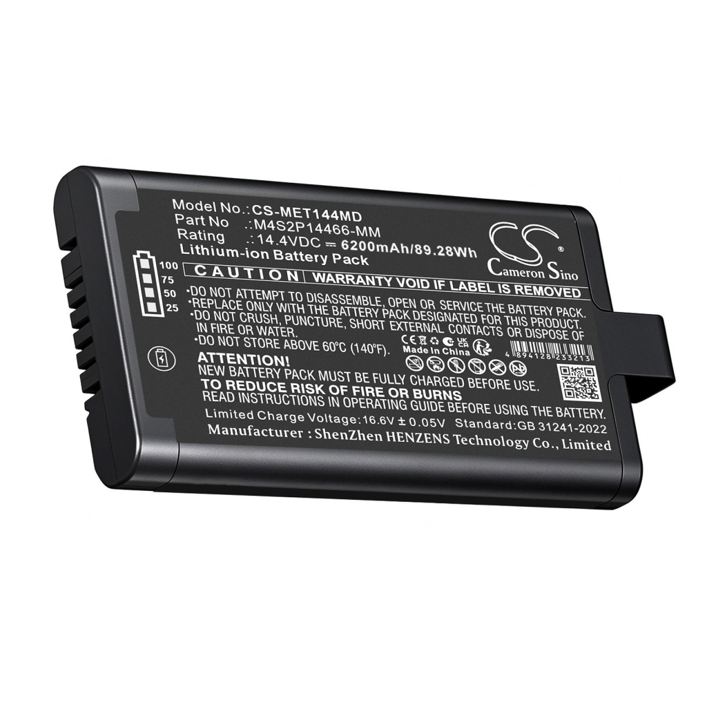 Batterijen compatibel met MEGMEET M4S2P14466-MM M4S2P14466-MM CS-MET144MD