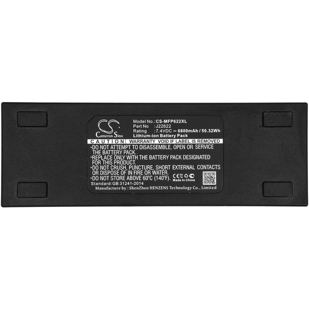 Compatibele batterijvervanging voor Mackie J22622