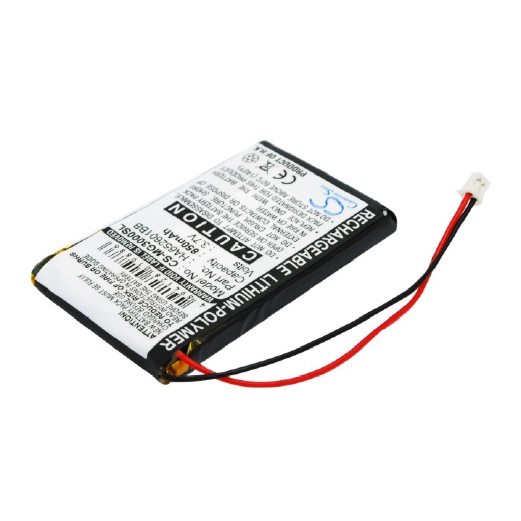 Batterijen GPS, Navigator Batterij CS-MG3000SL