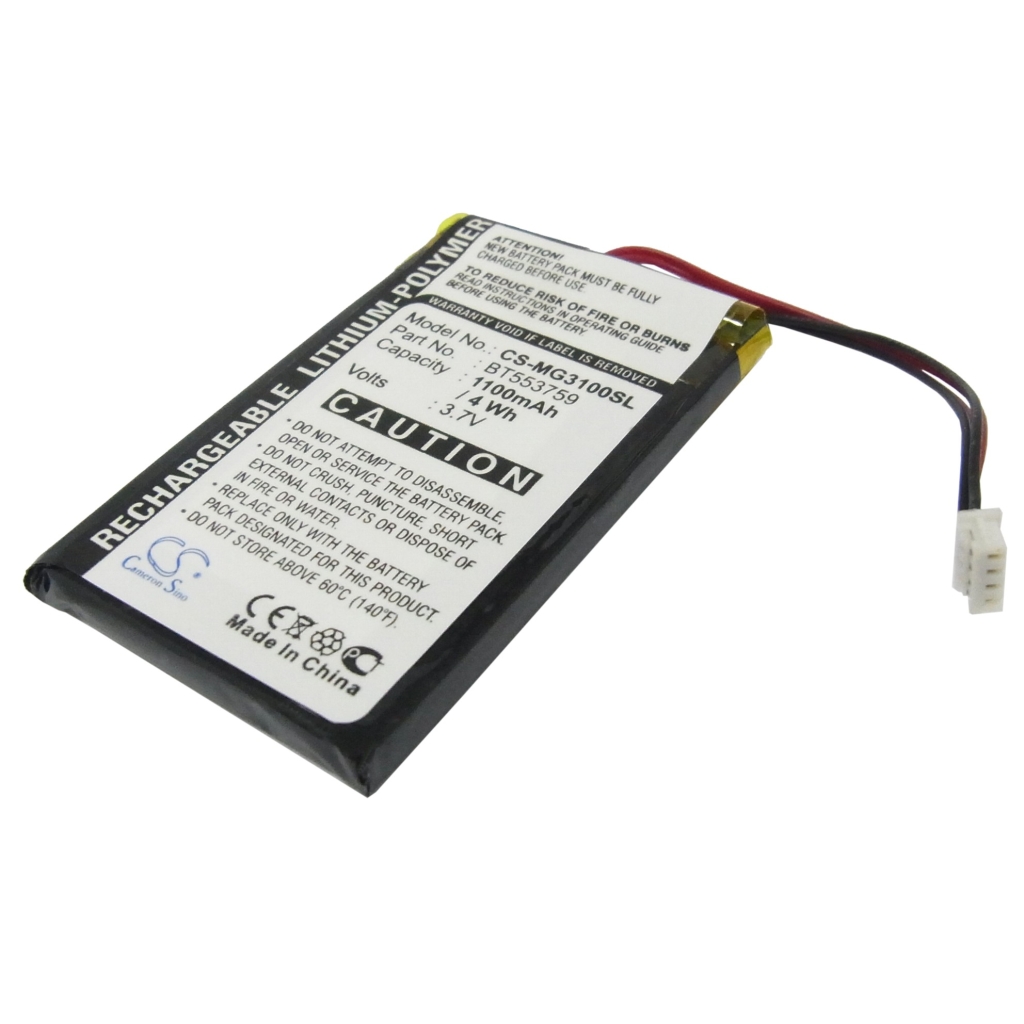 Batterijen GPS, Navigator Batterij CS-MG3100SL