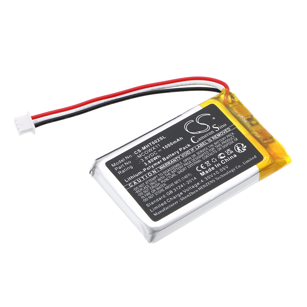 Compatibele batterijvervanging voor Microsoft MCOWX11