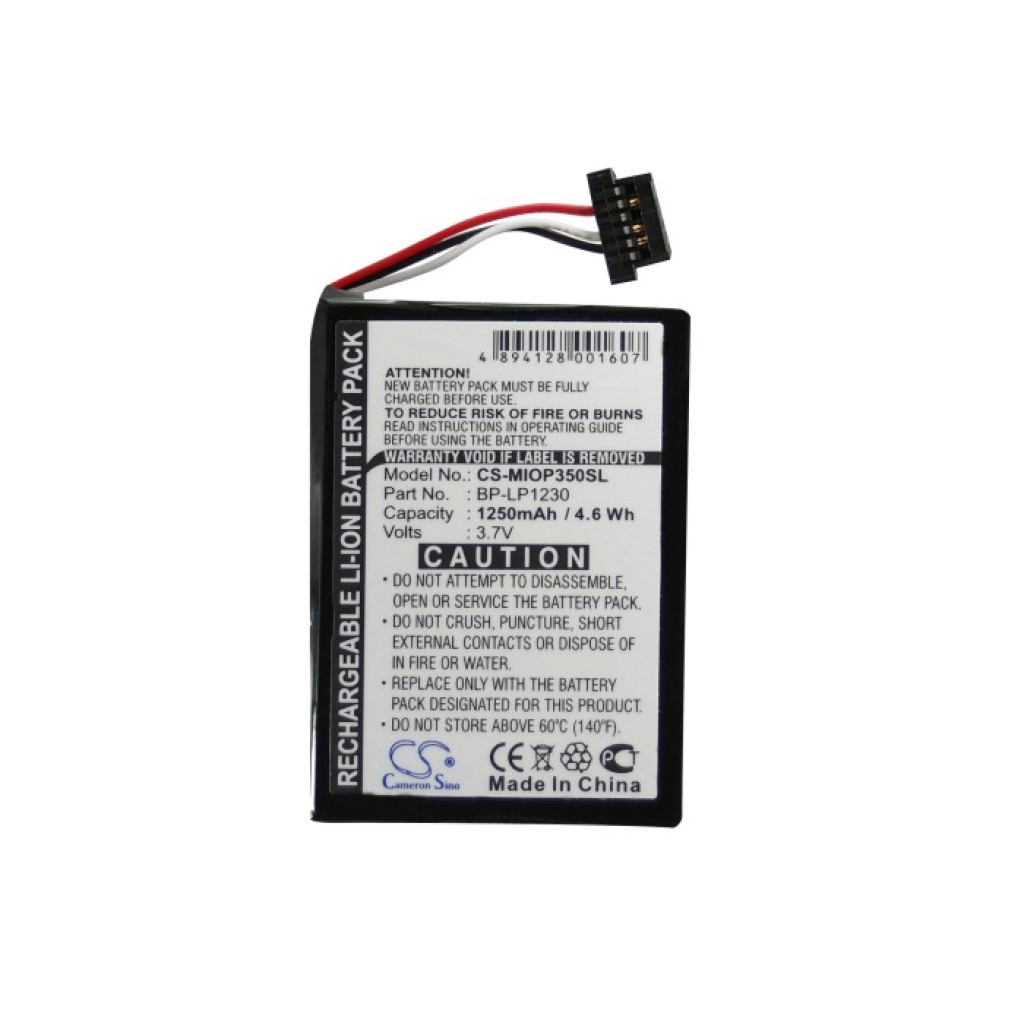 GPS, Navigator Batterij Mitac CS-MIOP350SL