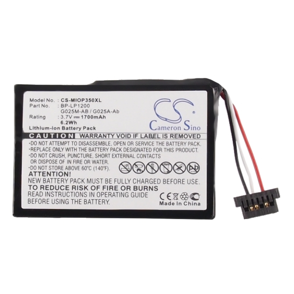 GPS, Navigator Batterij Mitac Mio Spirit 685