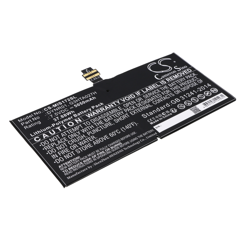 Batterijen Vervangt DYNR01