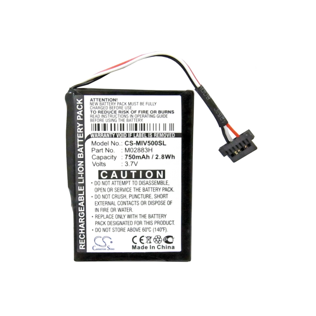 GPS, Navigator Batterij Mitac CS-MIV500SL