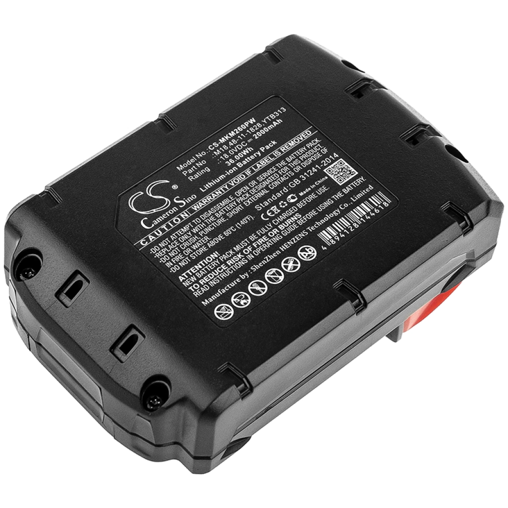 Batterijen Vervangt M18 B5