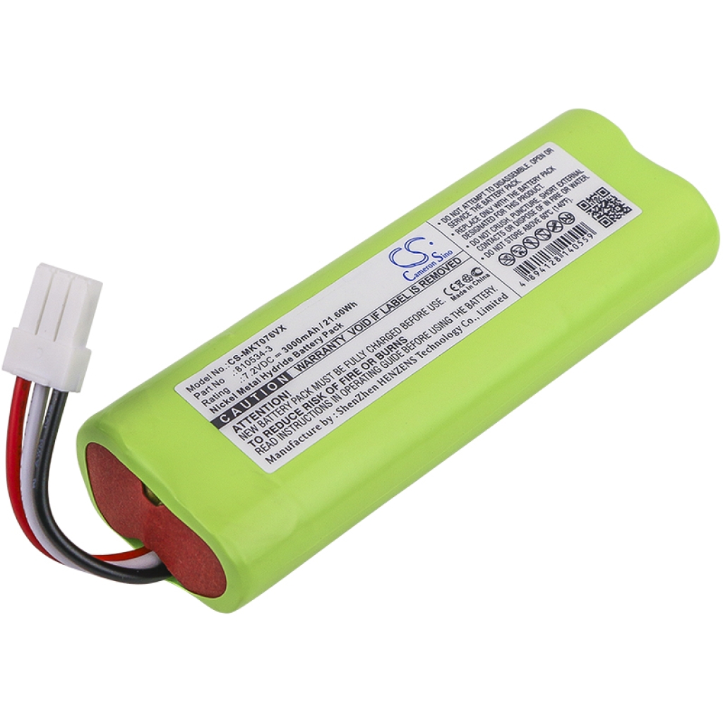 Batterijen voor stofzuigers Makita CS-MKT076VX