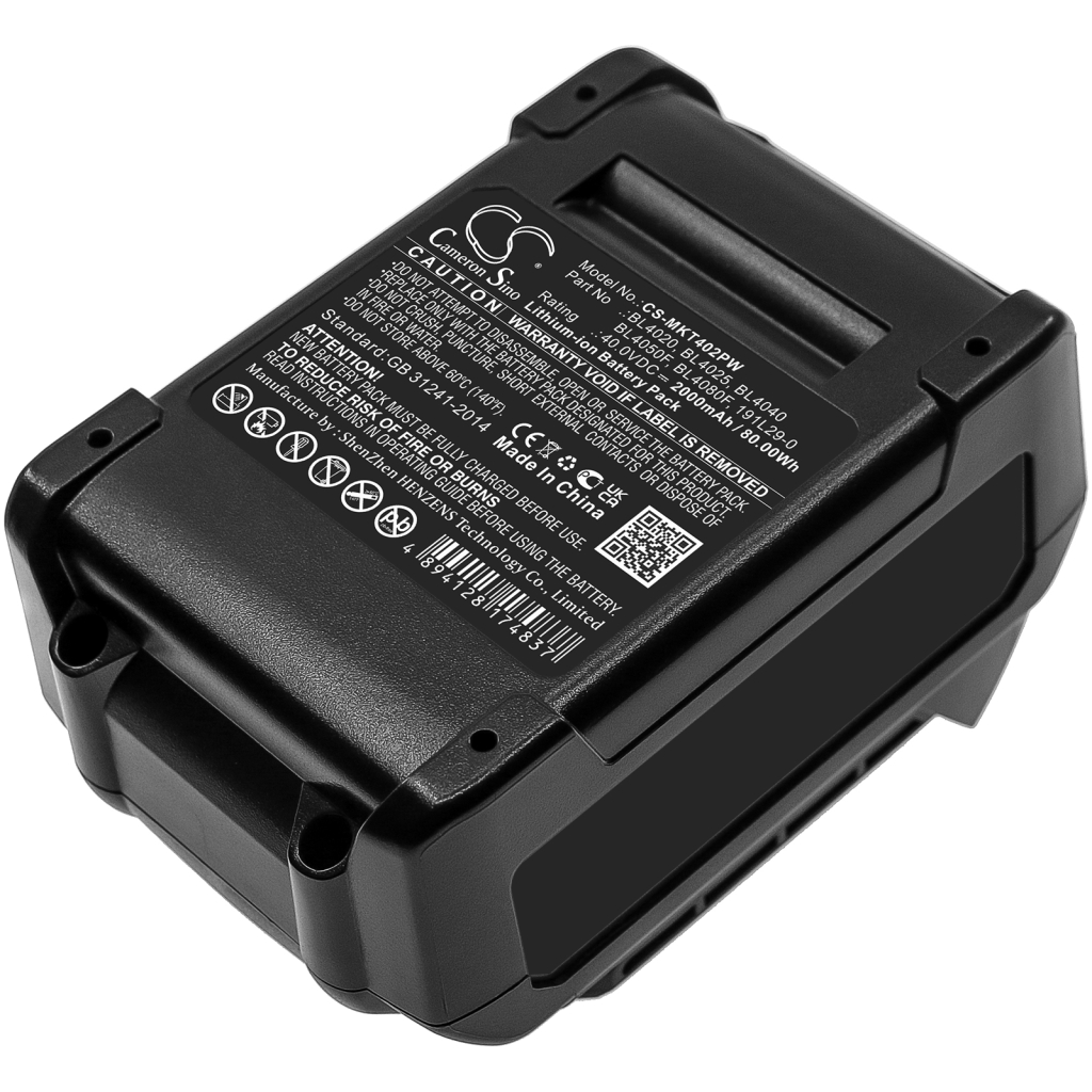 Batterij Vervangt BL4080F