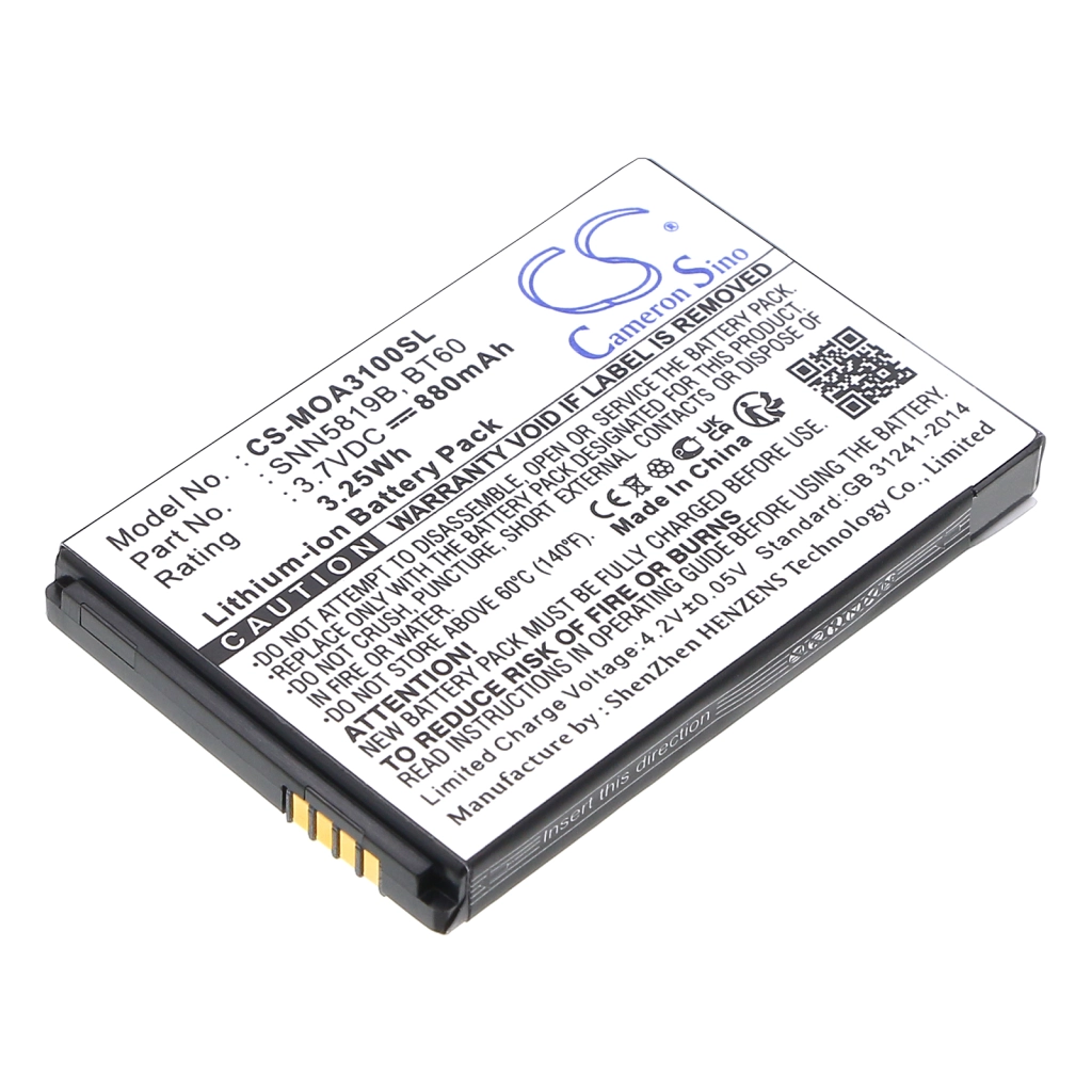 Batterijen Vervangt SNN5819B