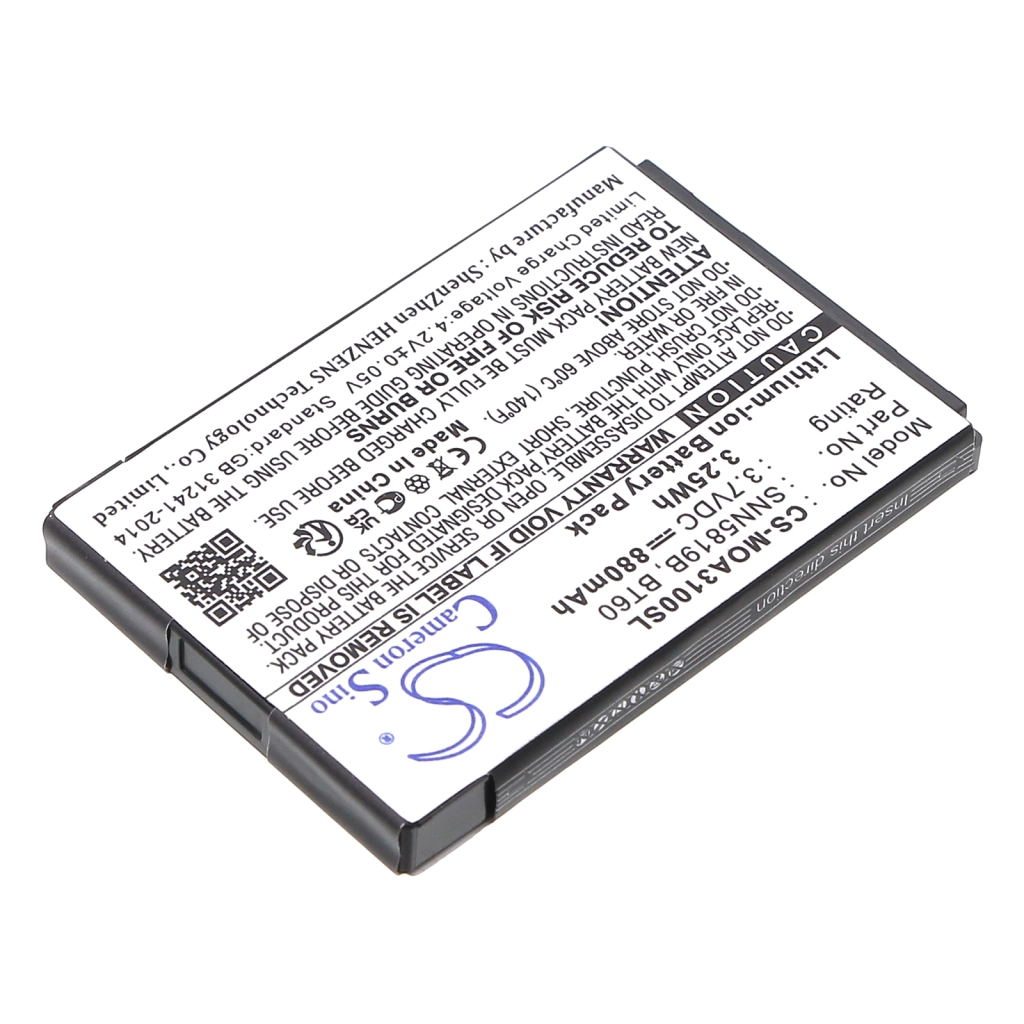 Batterijen Vervangt SNN5819B
