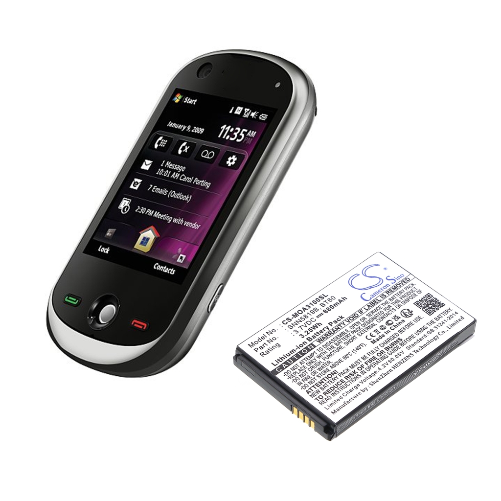 Batterij voor tweerichtingsradio Motorola CS-MOA3100SL