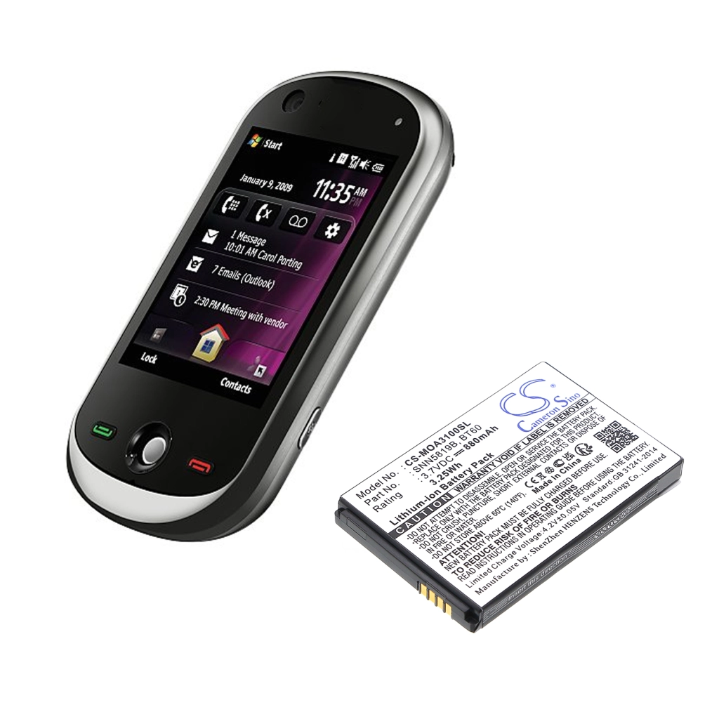 Batterijen Vervangt SNN5819B