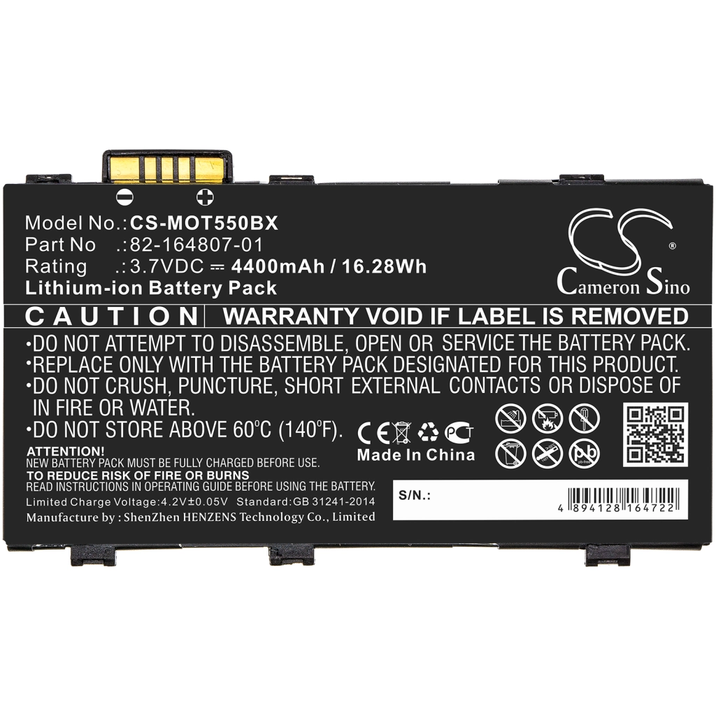 Batterijen Vervangt 82-164807-01