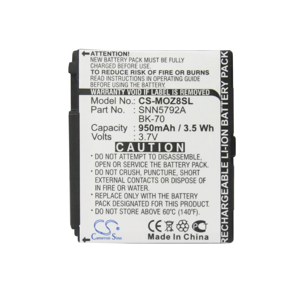 Batterijen Vervangt BK70