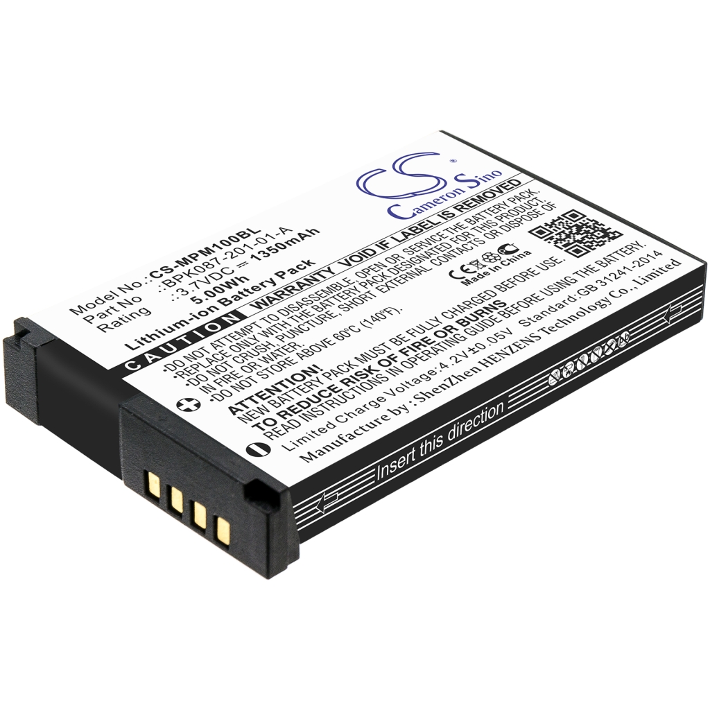 Batterij voor betaalterminal Zebra CS-MPM100BL