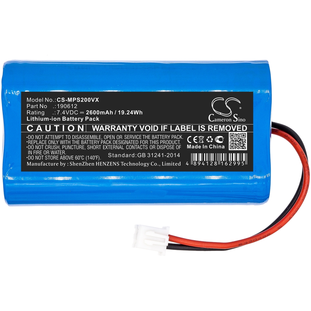 Batterijen voor stofzuigers Mamibot CS-MPS200VX