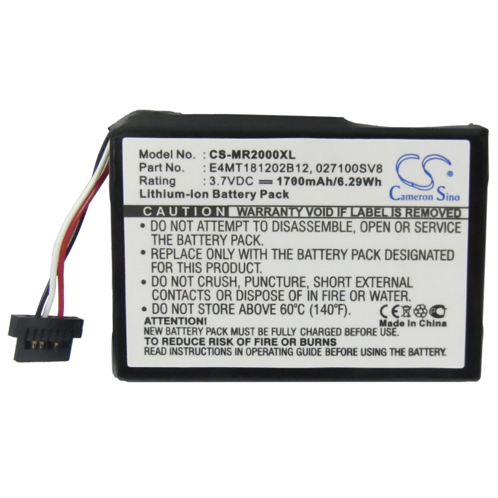 Batterijen Vervangt 37-00030-001