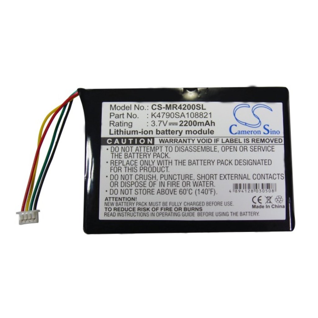 Compatibele batterijvervanging voor Magellan K4790SA108821