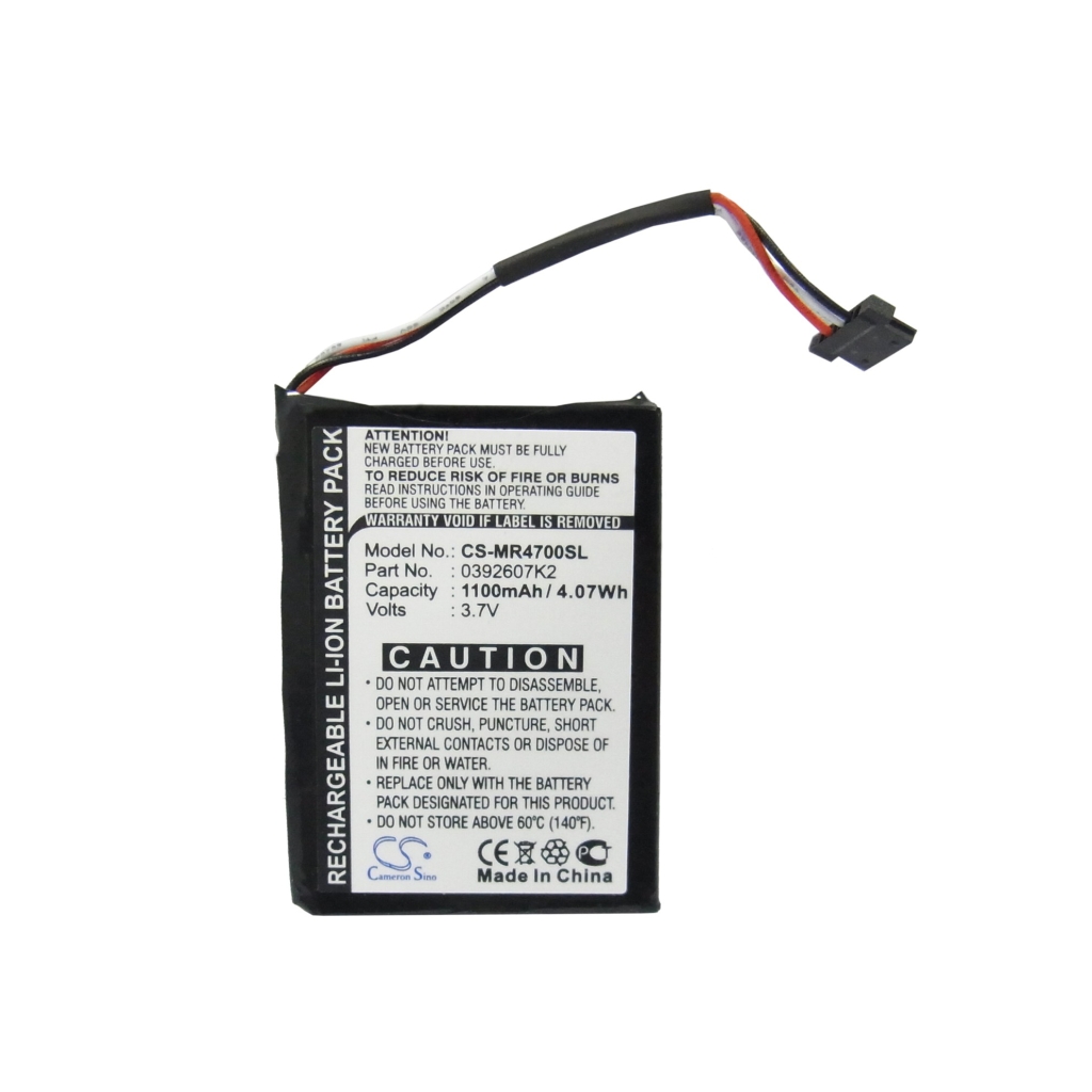 Batterijen GPS, Navigator Batterij CS-MR4700SL