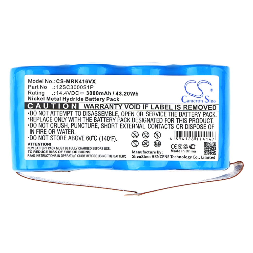 Compatibele batterijvervanging voor Fun beat 12SC3000S1P