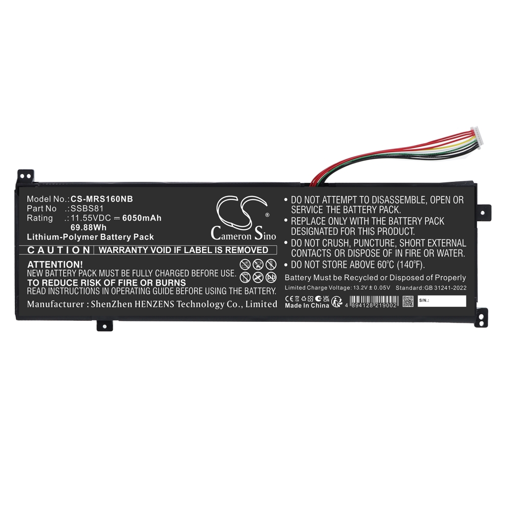 Battery for Mechrevo Code 10