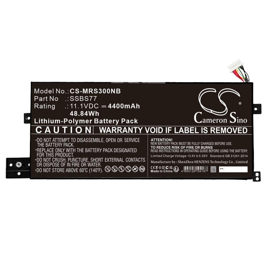 Notebook batterij Mechrevo CS-MRS300NB