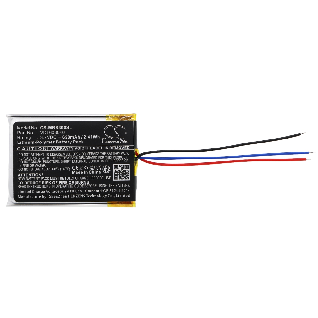 Batterijen Vervangt VDL603040