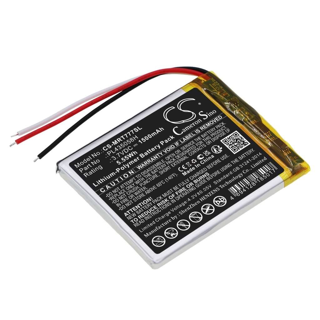 Batterijen GPS, Navigator Batterij CS-MRT777SL