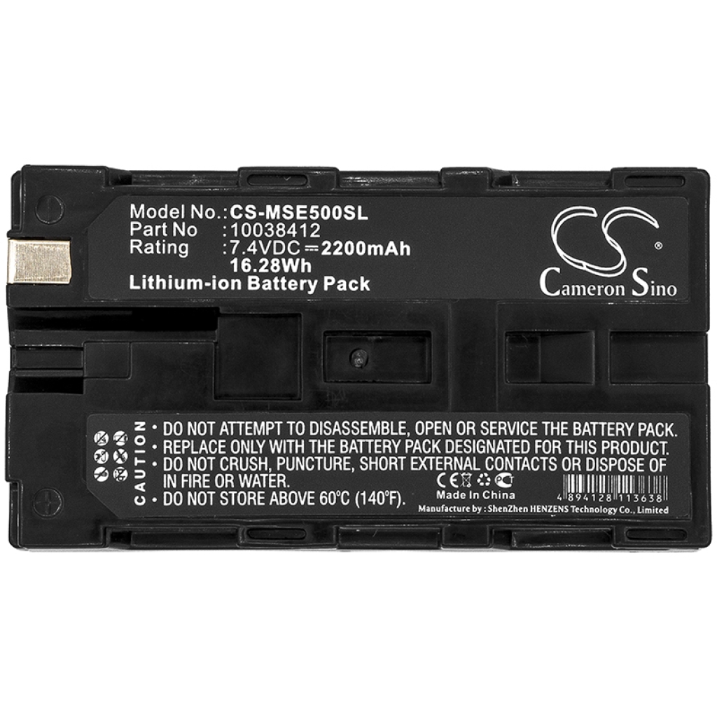 Batterijen Vervangt 10038412