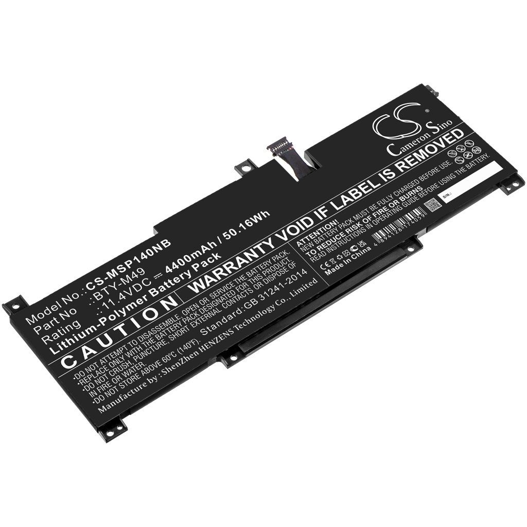 Batterijen Notebook batterij CS-MSP140NB