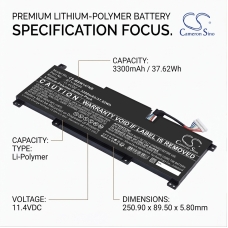 Compatible battery replacement for MSI BTY-M494