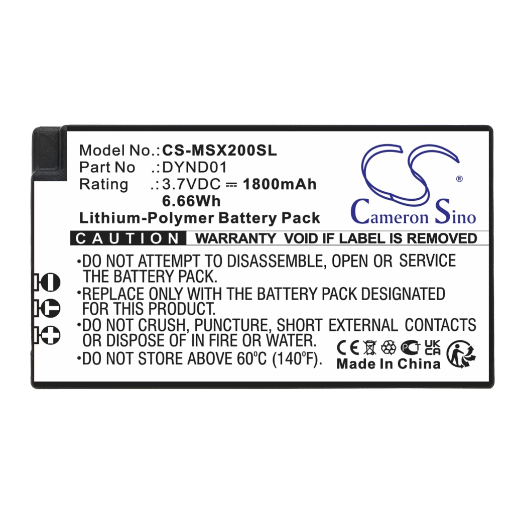 Compatibele batterijvervanging voor Microsoft DYND01