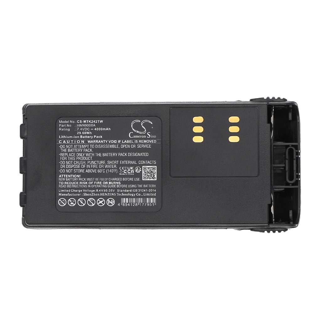 Battery compatible with Motorola CS-MTK242TW