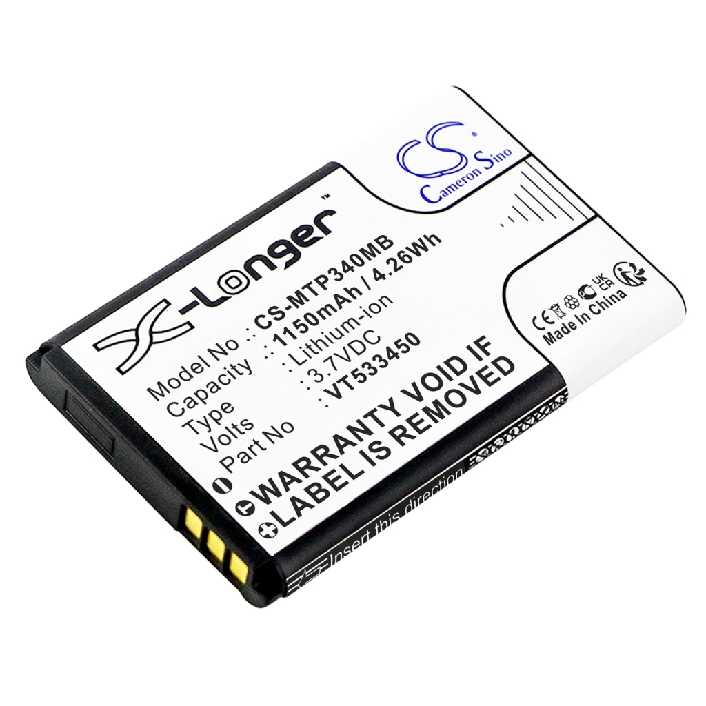 Batterijen Vervangt VT533450