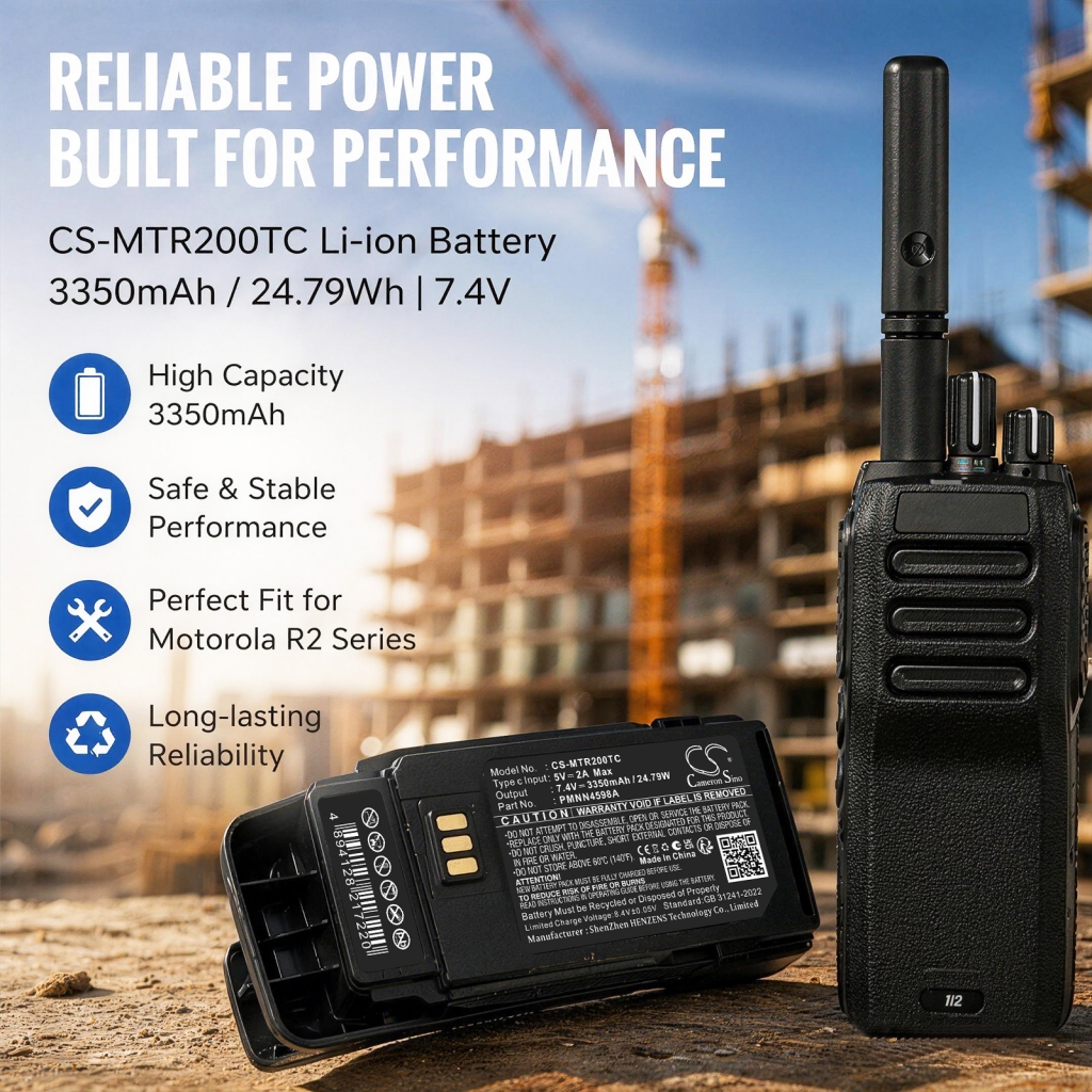 CS-MTR200TC battery marketing with radio