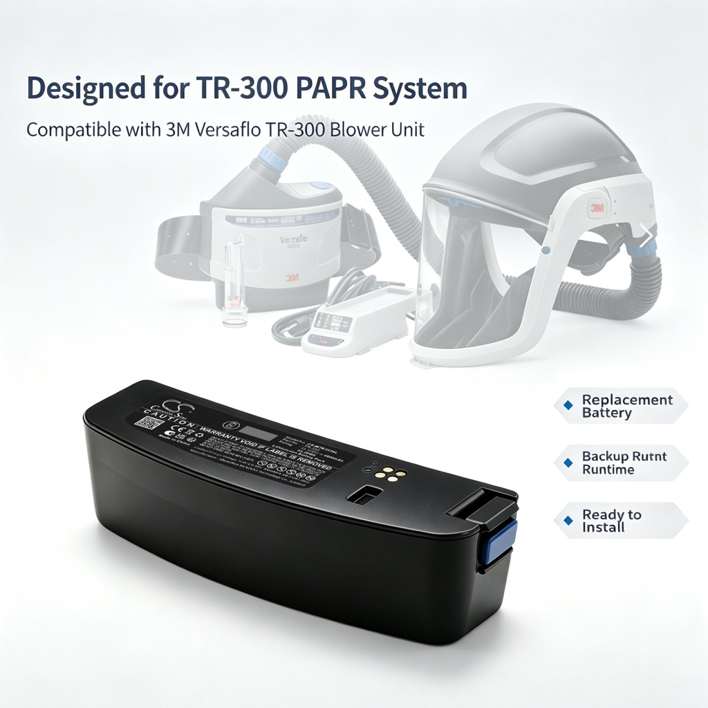 Battery compatible with 3m CS-MTR332SL