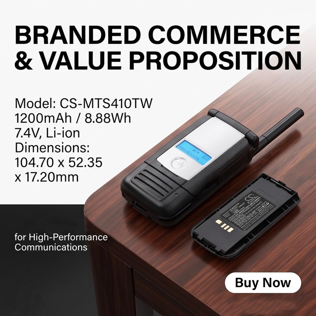 Batterijen compatibel met Motorola H18KCN9PW9AN H18KCN9PW9AN CS-MTS410TW