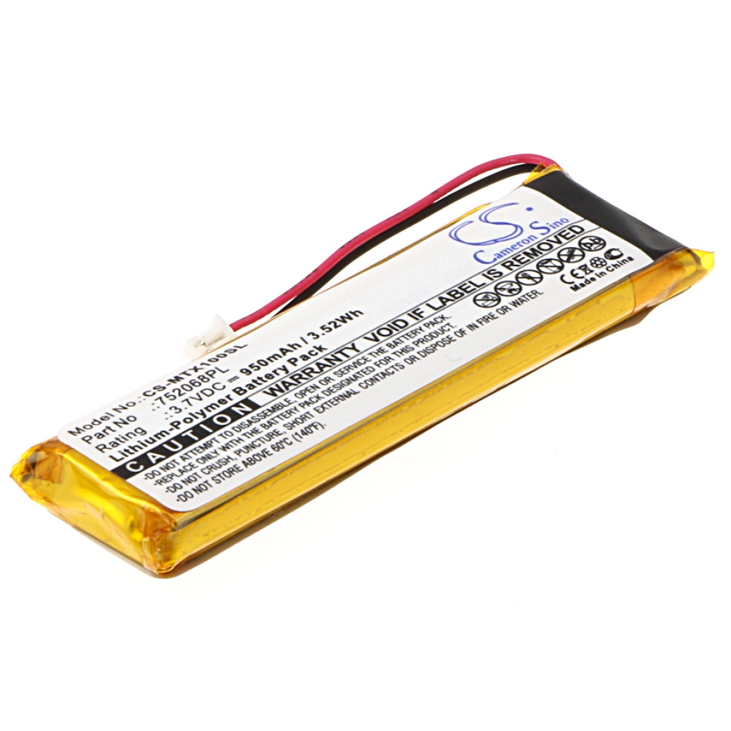 Compatibele batterijvervanging voor Midland 752068PL