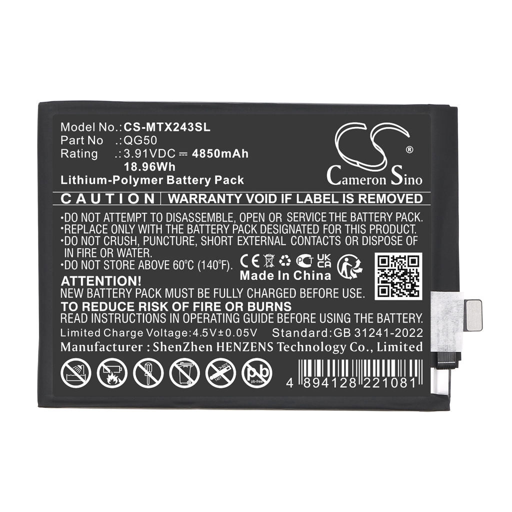 Mobile Phone Battery Motorola CS-MTX243SL
