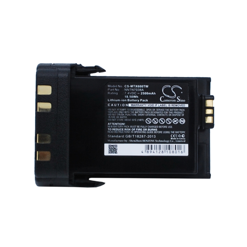 Batterij voor tweerichtingsradio Motorola CS-MTX600TW
