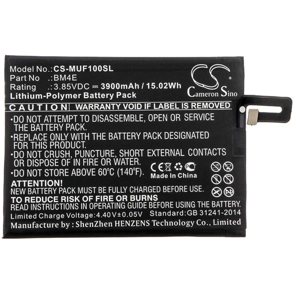 Compatibele batterijvervanging voor Xiaomi BM4E