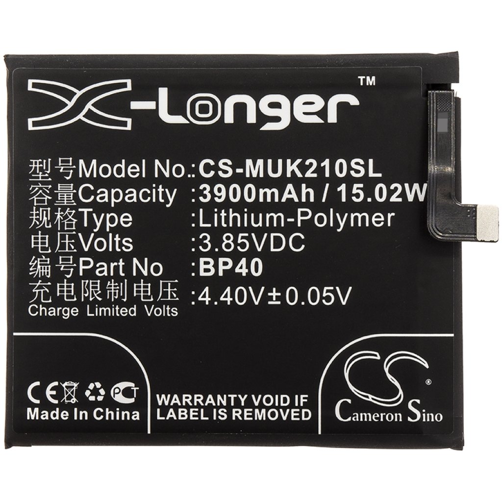 Compatible battery replacement for Redmi BP40