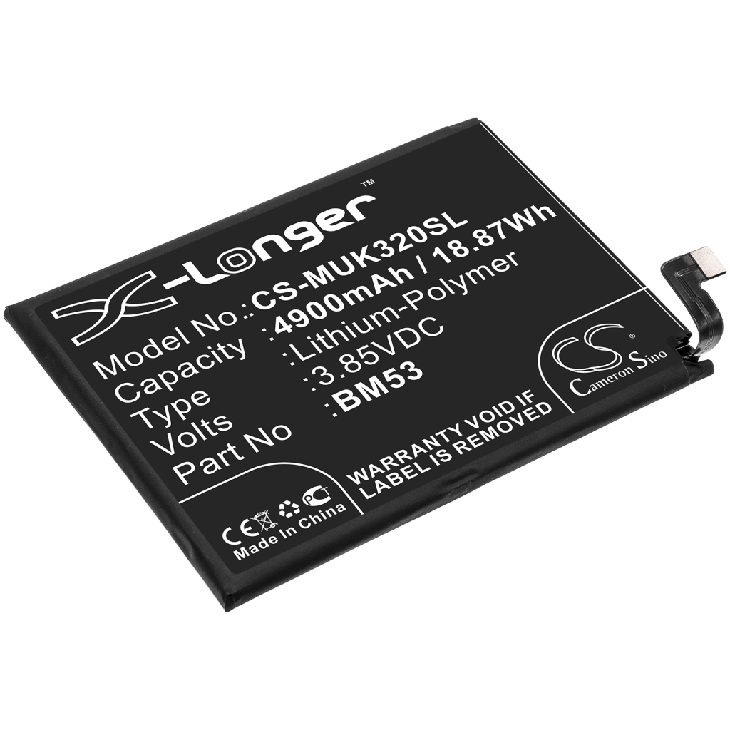 Compatibele batterijvervanging voor Xiaomi BM53