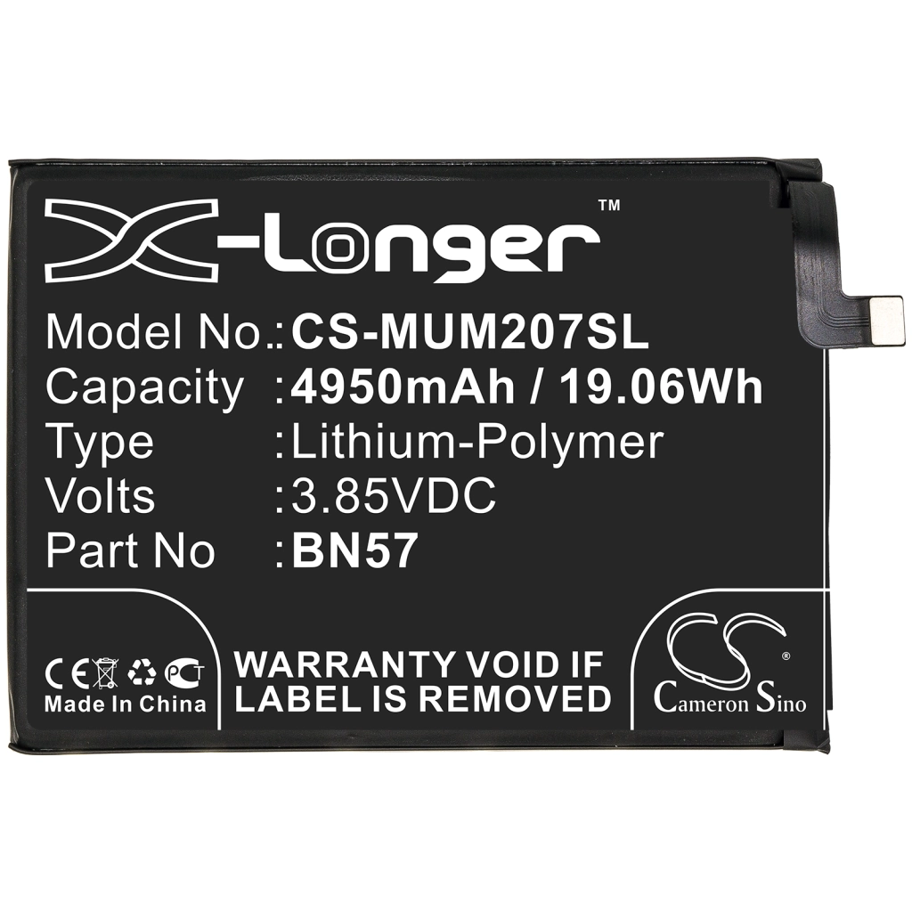 Compatibele batterijvervanging voor Xiaomi BN57